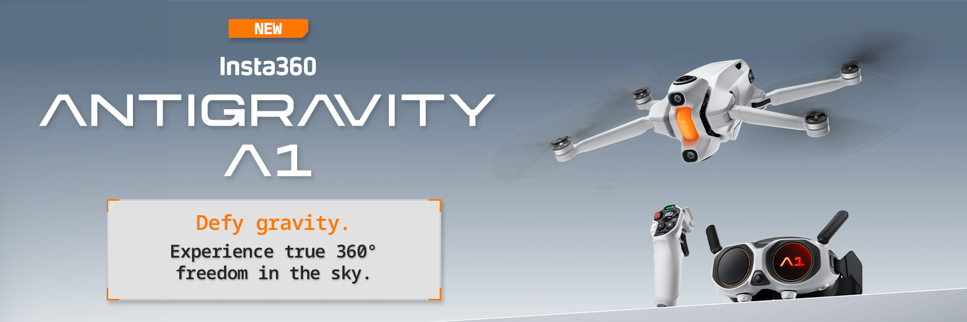 All new Insta360 Antigravity A1 Drone